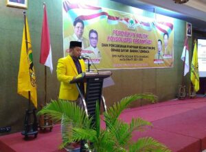Sekretaris DPD II Partai Golkar Kota Semarang M Ulil Haq 